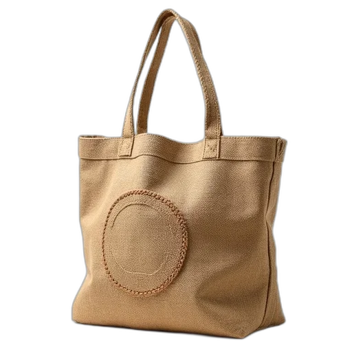 earth tones, jute, bag, overhang transparent PNG cut-out