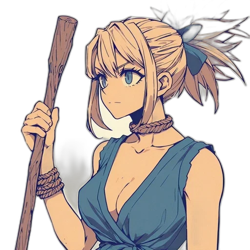 staff, sword, weapon, dress transparent PNG cut-out