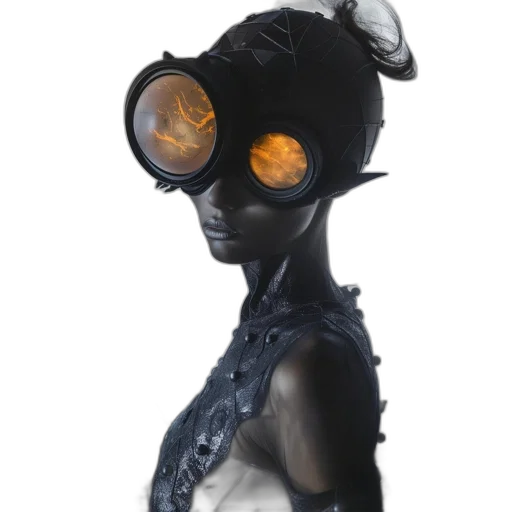 mask, staff, robot, hat transparent PNG cut-out