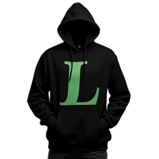 jacket, 3d render, green, large transparent PNG cut-out