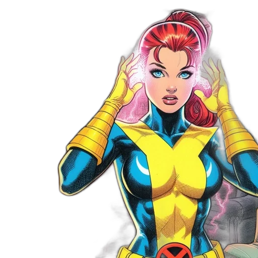 comic book art, concept art, cartoon, animated transparent PNG cut-out