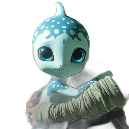 robot, staff, mask, creature transparent PNG cut-out