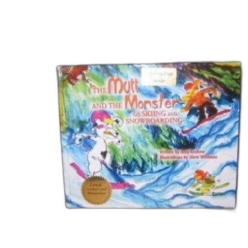 book, titled, mutt, monster transparent PNG cut-out