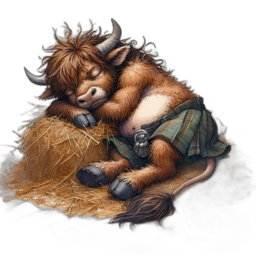 animal, fantasy art, concept art, watercolor transparent PNG cut-out