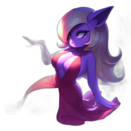 dress, staff, creature, dragon transparent PNG cut-out