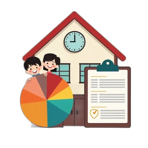 school, enrollment, pie, chart transparent PNG cut-out