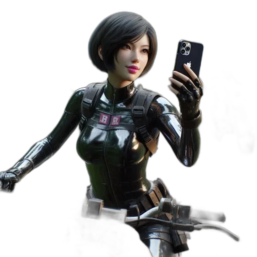 robot, weapon, face, staff transparent PNG cut-out