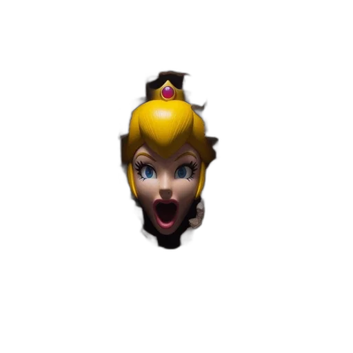 crown, face, animal, 3d render transparent PNG cut-out