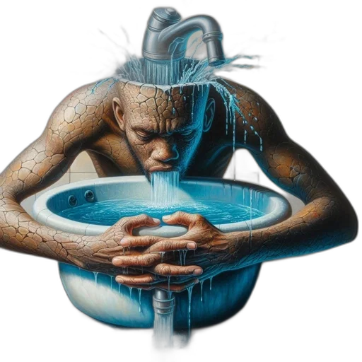 concept art, comic book art, photorealistic, cyberpunk transparent PNG cut-out