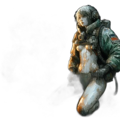 jacket, creature, weapon, animal transparent PNG cut-out