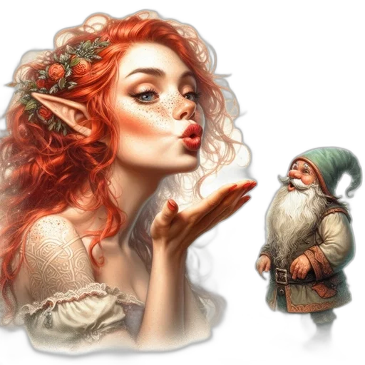 face, fantasy art, concept art, photorealistic transparent PNG cut-out
