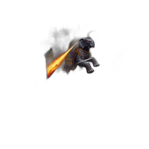 dragon, staff, weapon, animal transparent PNG cut-out