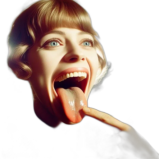 face, creature, food, photorealistic transparent PNG cut-out