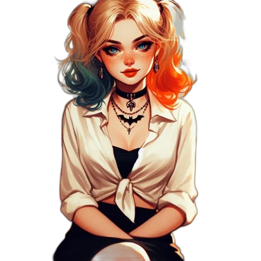 dress, staff, jewelry, face transparent PNG cut-out