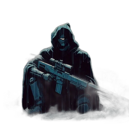 weapon, mask, jacket, sword transparent PNG cut-out