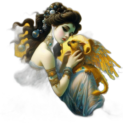 dragon, jewelry, mask, fantasy art transparent PNG cut-out