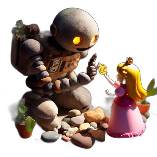 robot, weapon, staff, food transparent PNG cut-out