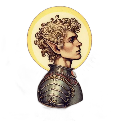 crown, staff, sword, face transparent PNG cut-out