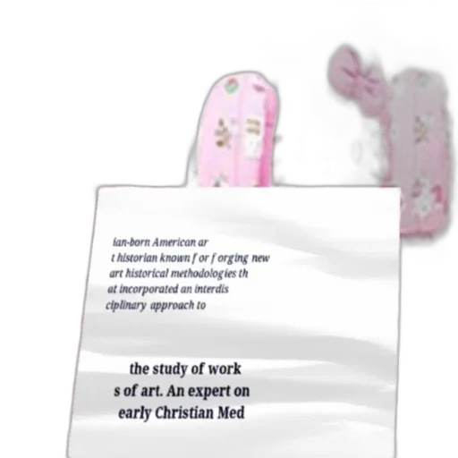 staff, 3d render, pink, white transparent PNG cut-out