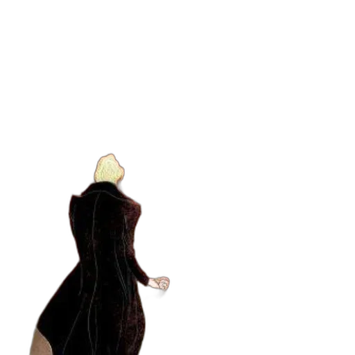 dress, hair, creature, hat transparent PNG cut-out