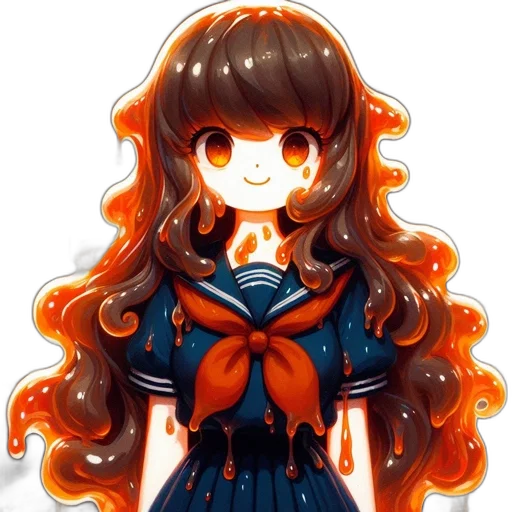 dress, hair, staff, crown transparent PNG cut-out