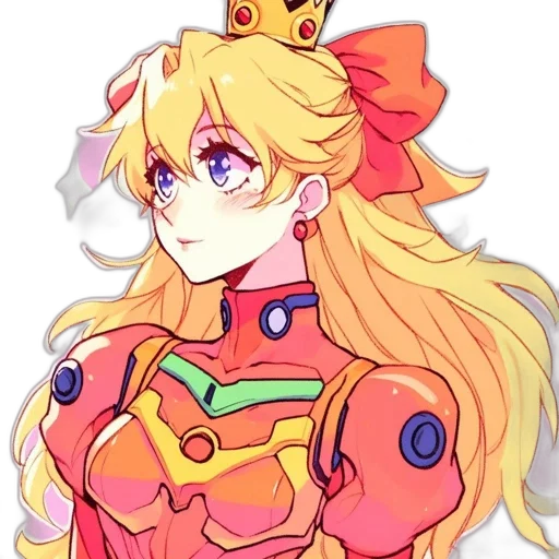 robot, crown, dress, weapon transparent PNG cut-out