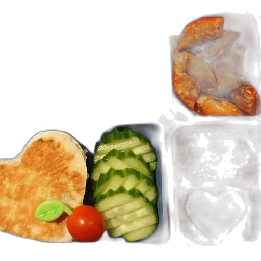 food, photorealistic, concept art, 3d render transparent PNG cut-out