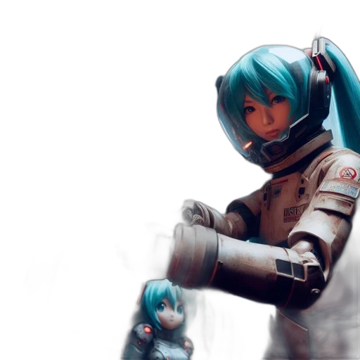 robot, staff, weapon, face transparent PNG cut-out