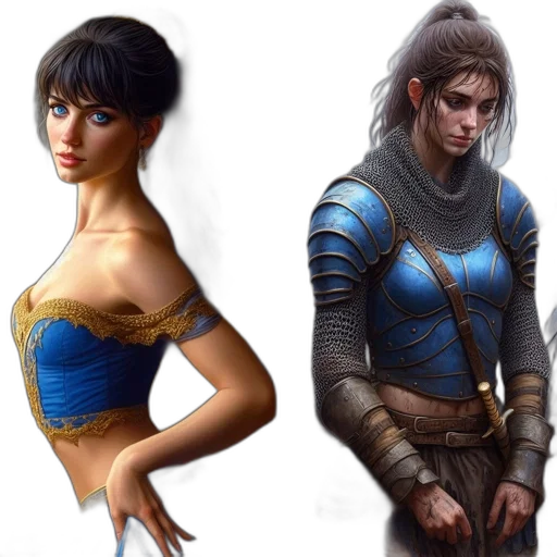 concept art, fantasy art, comic book art, photorealistic transparent PNG cut-out