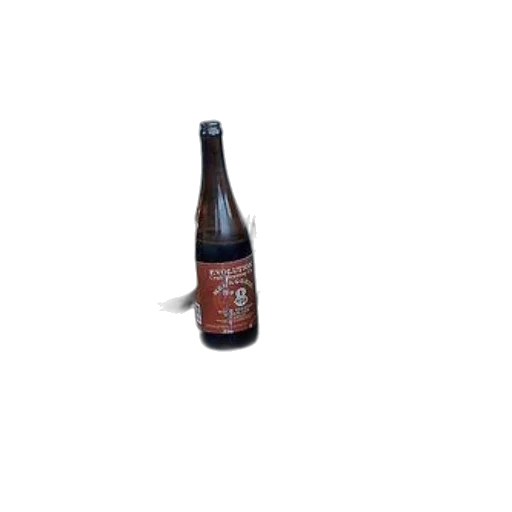bottle, food, 3d render, outdoor transparent PNG cut-out