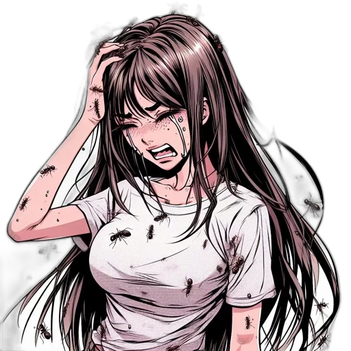 face, hair, mask, anime transparent PNG cut-out
