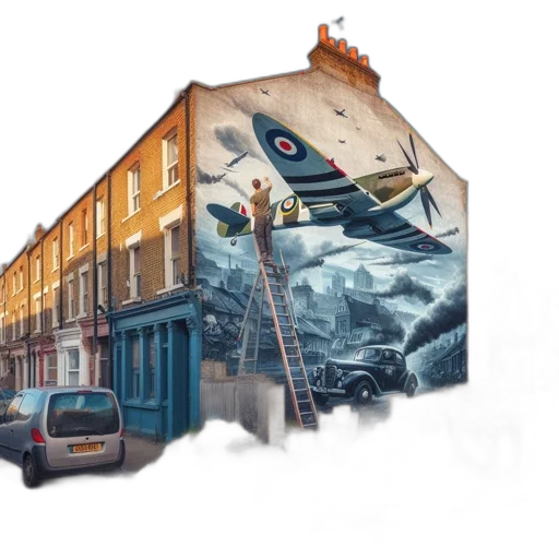 building, concept art, photorealistic, watercolor transparent PNG cut-out