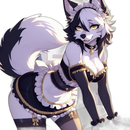 staff, dress, animal, concept art transparent PNG cut-out