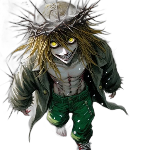 creature, mask, concept art, comic book art transparent PNG cut-out