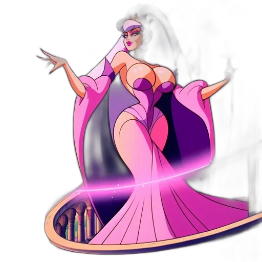 dress, concept art, fantasy art, cartoon transparent PNG cut-out