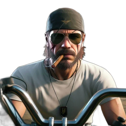 face, hat, weapon, concept art transparent PNG cut-out
