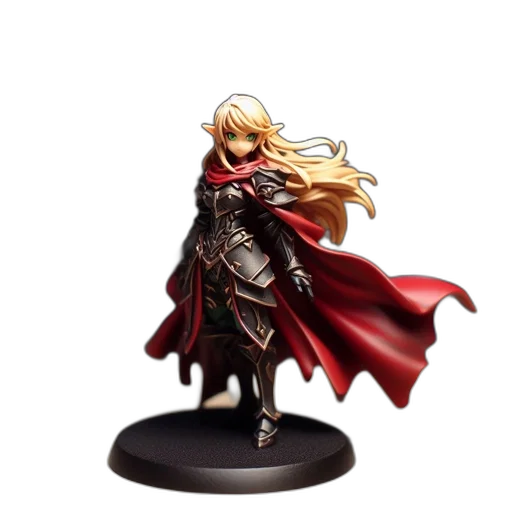 concept art, fantasy art, 3d render, red transparent PNG cut-out