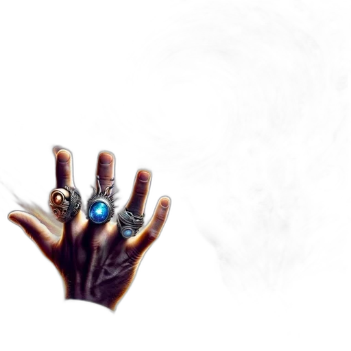 jewelry, mask, weapon, staff transparent PNG cut-out