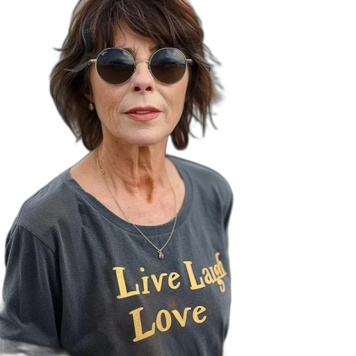 woman, live, laugh, love transparent PNG cut-out