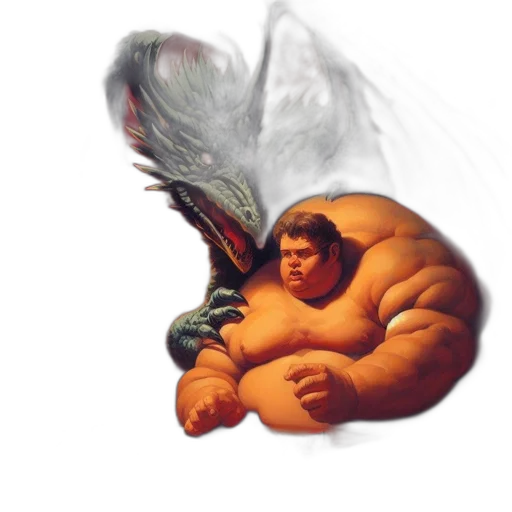 creature, dragon, animal, hair transparent PNG cut-out