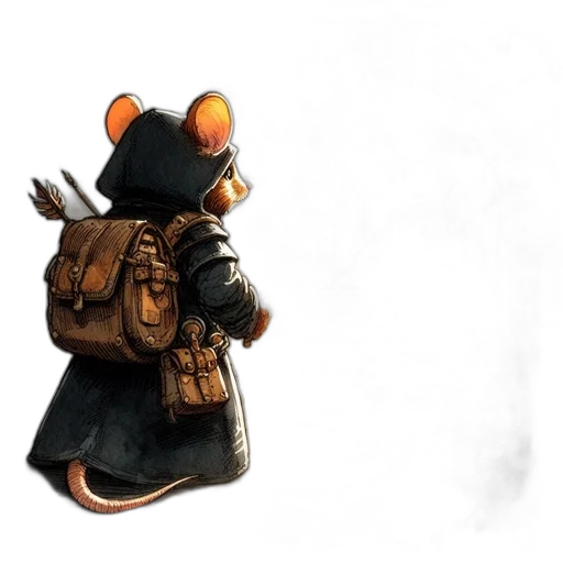 jacket, weapon, staff, animal transparent PNG cut-out