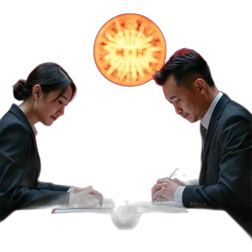 staff, concept art, fire, signing transparent PNG cut-out