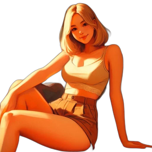 dress, staff, concept art, comic book art transparent PNG cut-out