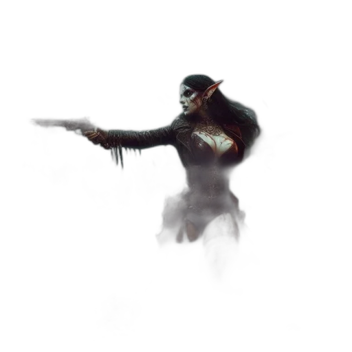 creature, animal, staff, weapon transparent PNG cut-out