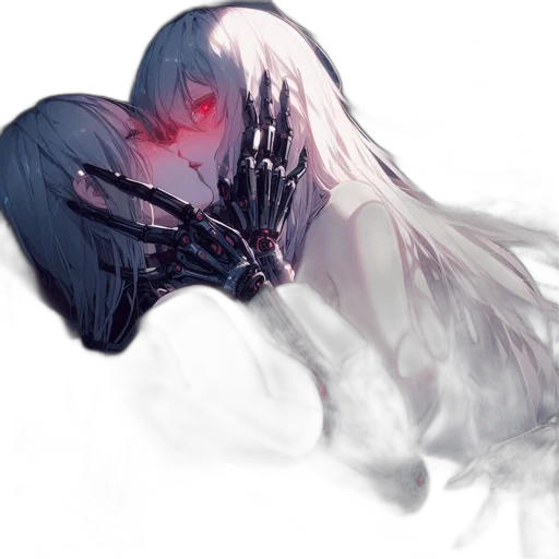 mask, creature, robot, weapon transparent PNG cut-out