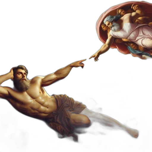 concept art, fantasy art, photorealistic, pixel art transparent PNG cut-out