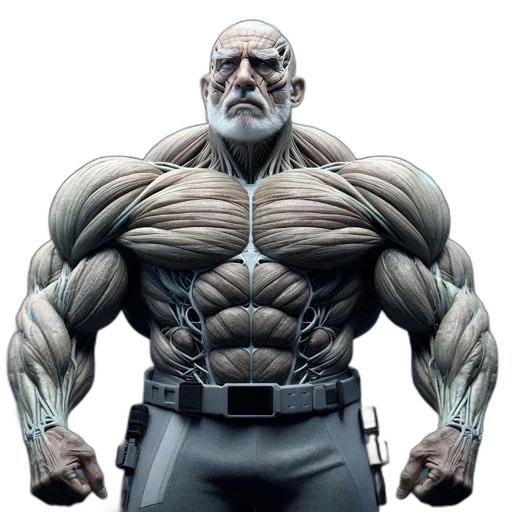 comic book art, concept art, 3d render, photorealistic transparent PNG cut-out