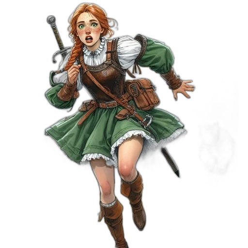 staff, dress, fantasy art, concept art transparent PNG cut-out