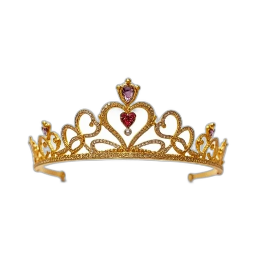 crown, jewelry, staff, golden transparent PNG cut-out