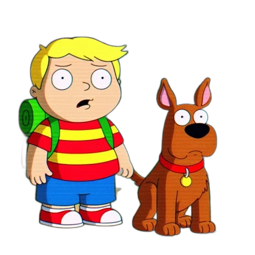animal, staff, cartoon, 3d render transparent PNG cut-out